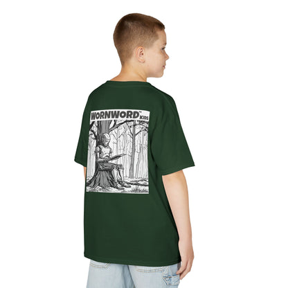 WORNWORD Kids™ Youth Mid-Weight Tee - Robot "Upgrade Your Brain"