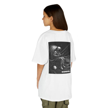 WORNWORD Kids™ Youth Mid-Weight Tee - Astronaut "Hooked on the Universe!