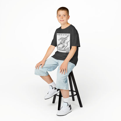 WORNWORD Kids™ Youth Mid-Weight Tee - Lightning Bolt "Charged Up and Rolling!"