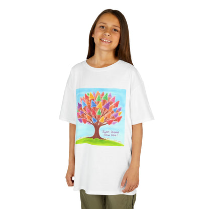 WORNWORD Kids Mid-Weight Tee - Ice-Cream Tree “Sweet Dreams Grow Here!”