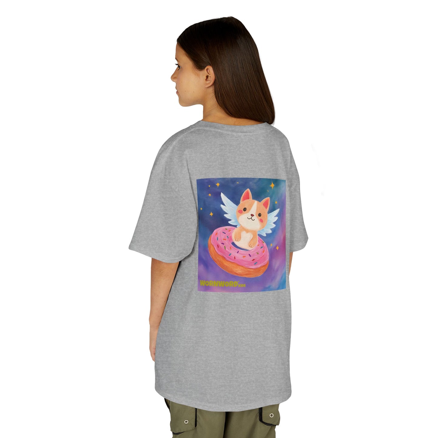 WORNWORD Kids Mid-Weight Tee - Cat Lovers "Paws Off My Galaxy!"