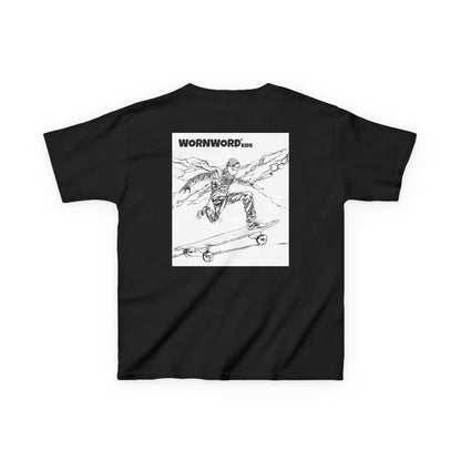 WORNWORD Kids™ Youth Mid-Weight Tee - Lightning Bolt "Charged Up and Rolling!"