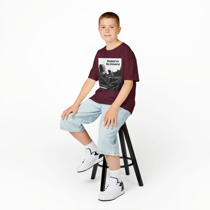 WORNWORD Kids™ Youth Mid-Weight Tee - Astronaut "Hooked on the Universe!