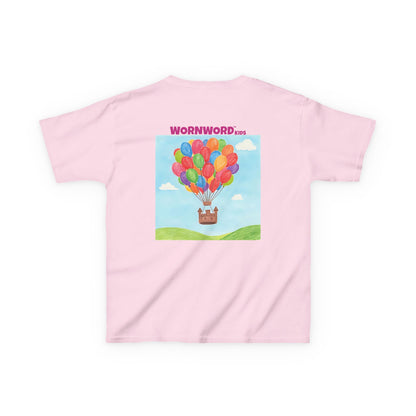 WORNWORD Kids Mid-Weight Tee - Floating Castle “Upside-Down = Right Side Fun!”