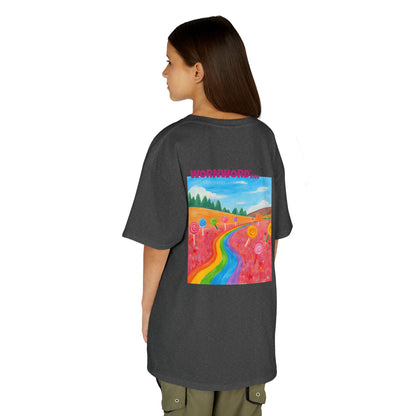 WORNWORD Kids Mid-Weight Tee - Rainbow Road “Follow the Candy Path!”