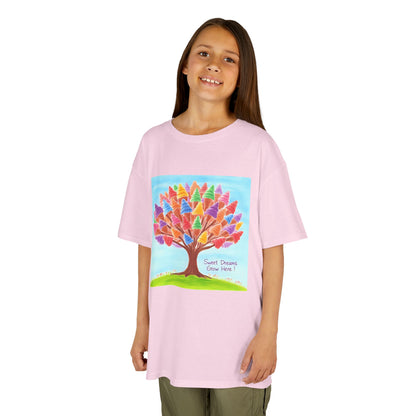 WORNWORD Kids Mid-Weight Tee - Ice-Cream Tree “Sweet Dreams Grow Here!”