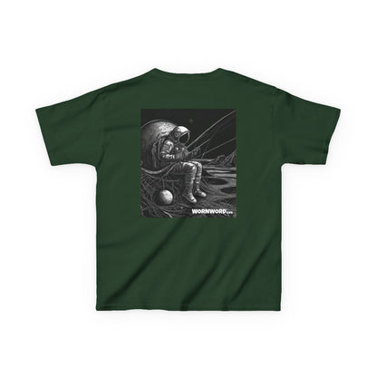 WORNWORD Kids™ Youth Mid-Weight Tee - Astronaut "Hooked on the Universe!
