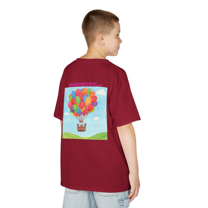WORNWORD Kids Mid-Weight Tee - Floating Castle “Upside-Down = Right Side Fun!”