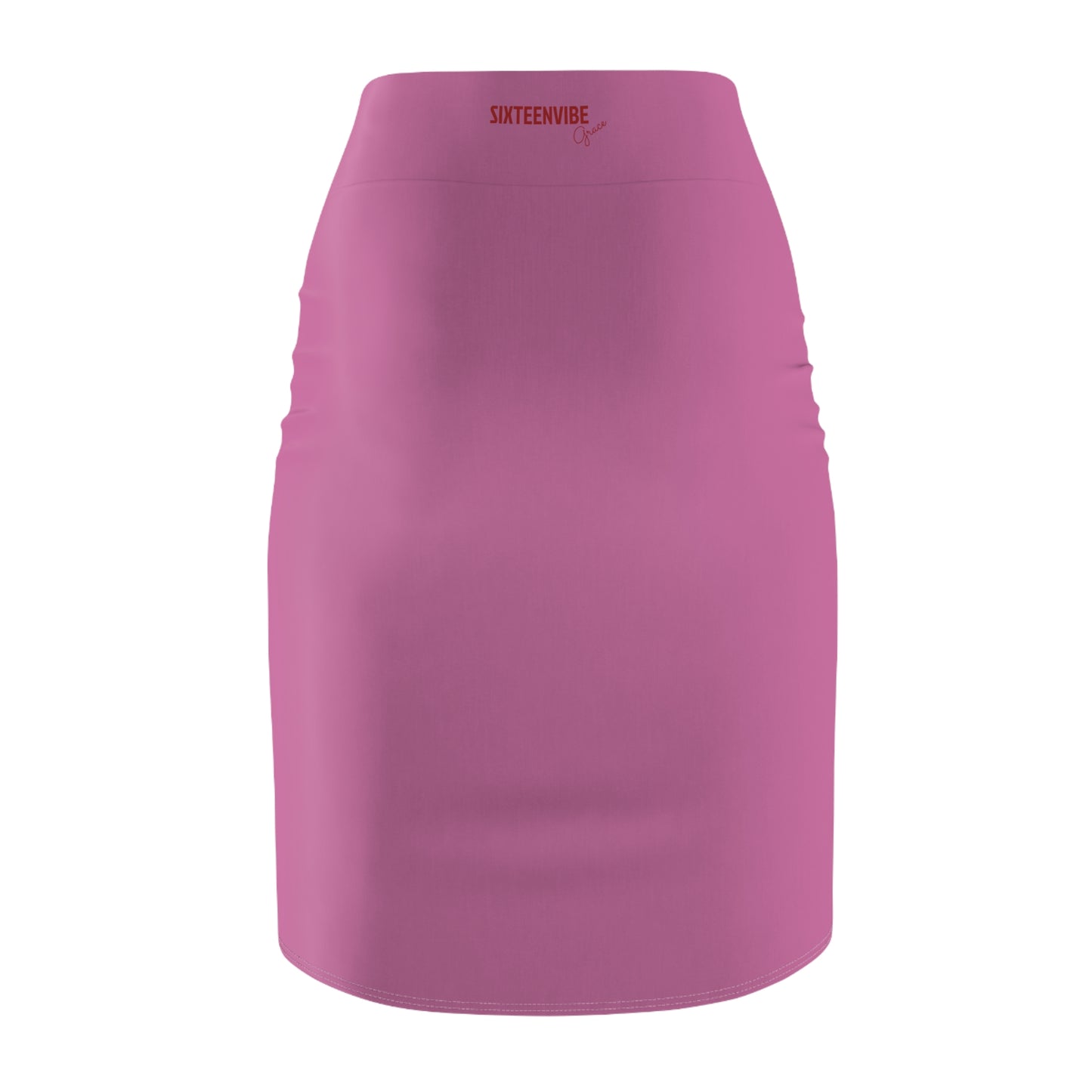 SIXTEENVIBE Grace TONEVIVE™ Pencil Skirt - Blush Verse
