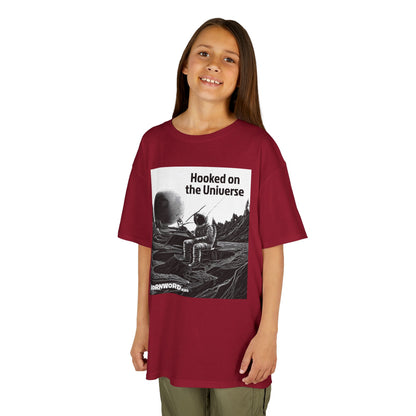 WORNWORD Kids™ Youth Mid-Weight Tee - Astronaut "Hooked on the Universe!