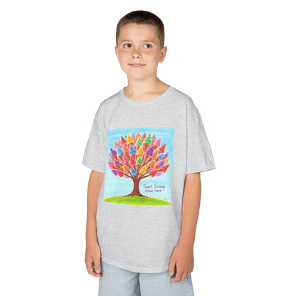 WORNWORD Kids Mid-Weight Tee - Ice-Cream Tree “Sweet Dreams Grow Here!”