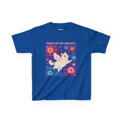 WORNWORD Kids Mid-Weight Tee - Cat Lovers "Paws Off My Galaxy!"
