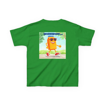WORNWORD Kids Mid-Weight Tee - Walking Juice Box “Sip Happens. Keep Rollin’!