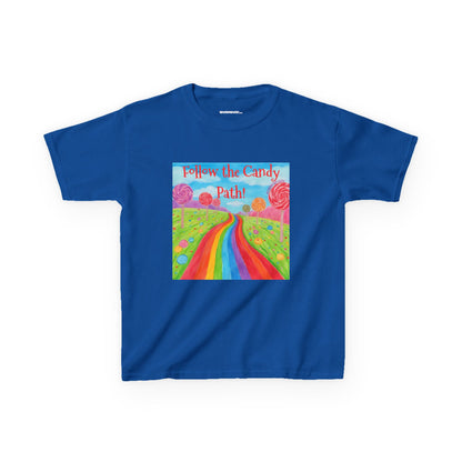 WORNWORD Kids Mid-Weight Tee - Rainbow Road “Follow the Candy Path!”