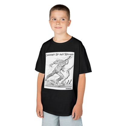 WORNWORD Kids™ Youth Mid-Weight Tee - Lightning Bolt "Charged Up and Rolling!"