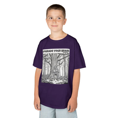 WORNWORD Kids™ Youth Mid-Weight Tee - Robot "Upgrade Your Brain"