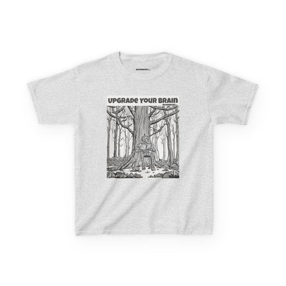WORNWORD Kids™ Youth Mid-Weight Tee - Robot "Upgrade Your Brain"