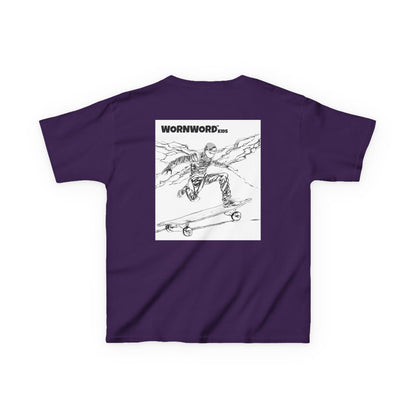 WORNWORD Kids™ Youth Mid-Weight Tee - Lightning Bolt "Charged Up and Rolling!"