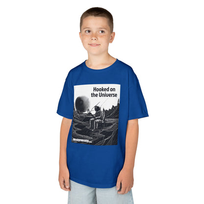 WORNWORD Kids™ Youth Mid-Weight Tee - Astronaut "Hooked on the Universe!