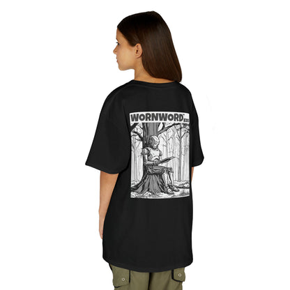 WORNWORD Kids™ Youth Mid-Weight Tee - Robot "Upgrade Your Brain"