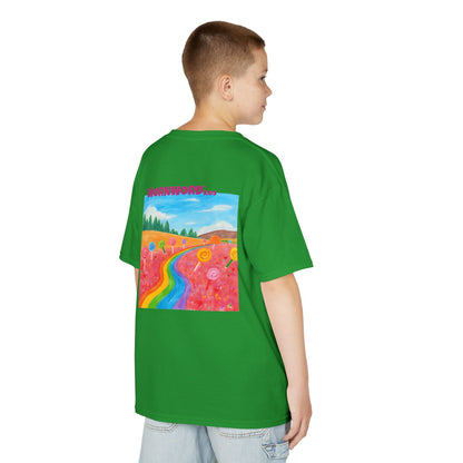 WORNWORD Kids Mid-Weight Tee - Rainbow Road “Follow the Candy Path!”