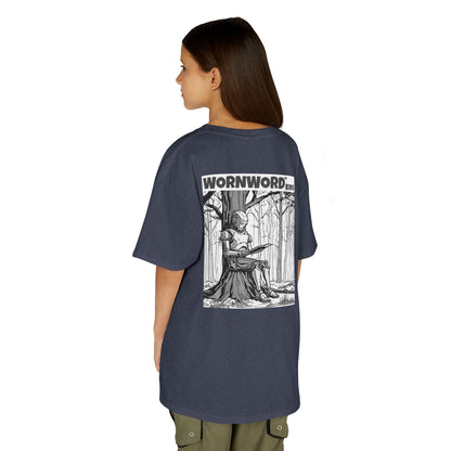 WORNWORD Kids™ Youth Mid-Weight Tee - Robot "Upgrade Your Brain"