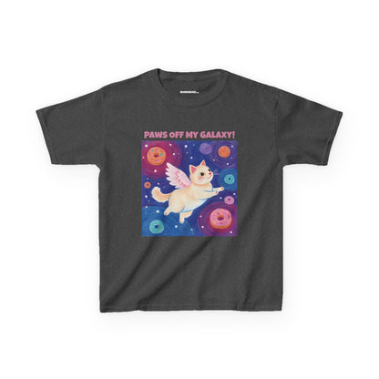WORNWORD Kids Mid-Weight Tee - Cat Lovers "Paws Off My Galaxy!"
