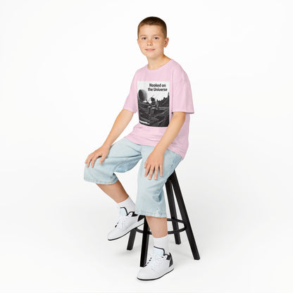 WORNWORD Kids™ Youth Mid-Weight Tee - Astronaut "Hooked on the Universe!