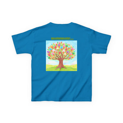 WORNWORD Kids Mid-Weight Tee - Ice-Cream Tree “Sweet Dreams Grow Here!”