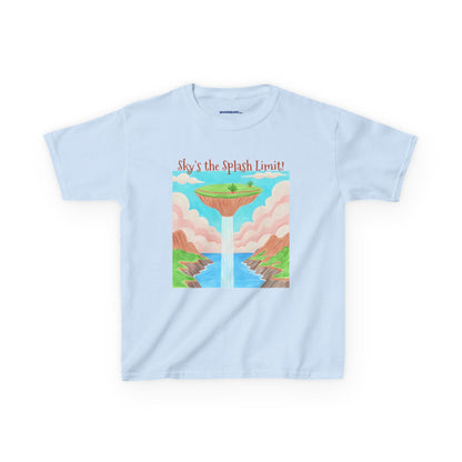 WORNWORD Kids Mid-Weight Tee - Waterfall Islands “Sky’s the Splash Limit!”