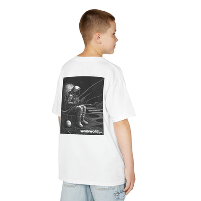 WORNWORD Kids™ Youth Mid-Weight Tee - Astronaut "Hooked on the Universe!