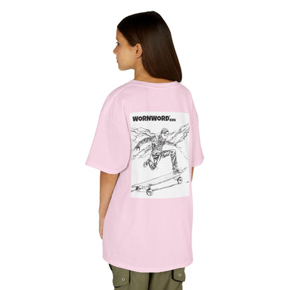 WORNWORD Kids™ Youth Mid-Weight Tee - Lightning Bolt "Charged Up and Rolling!"