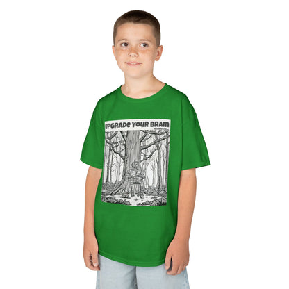 WORNWORD Kids™ Youth Mid-Weight Tee - Robot "Upgrade Your Brain"