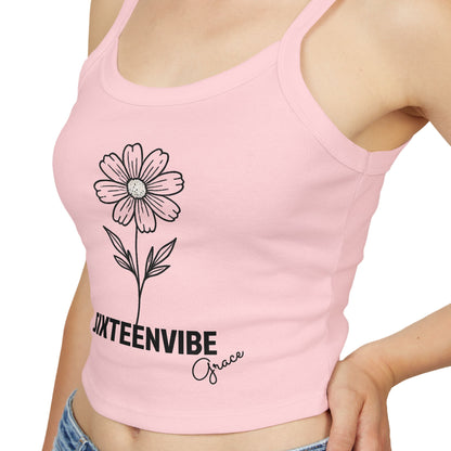 SIXTEENVIBE Grace PetalForme™ Spaghetti Strap Tank Top