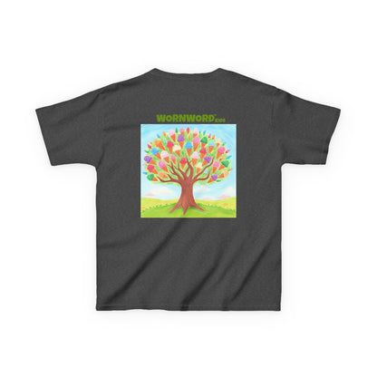 WORNWORD Kids Mid-Weight Tee - Ice-Cream Tree “Sweet Dreams Grow Here!”