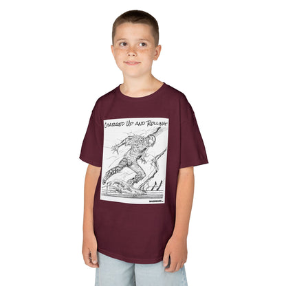 WORNWORD Kids™ Youth Mid-Weight Tee - Lightning Bolt "Charged Up and Rolling!"