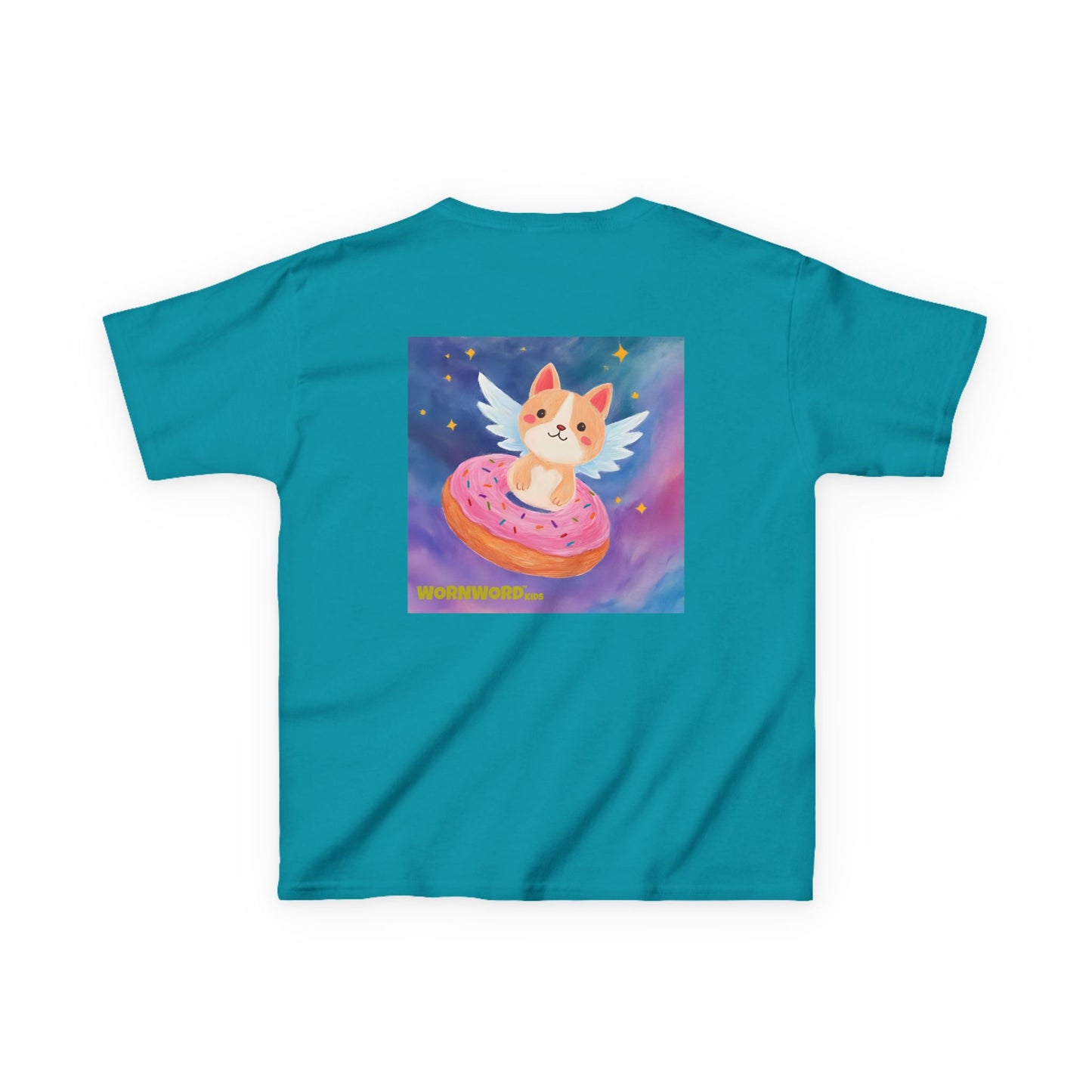 WORNWORD Kids Mid-Weight Tee - Cat Lovers "Paws Off My Galaxy!"