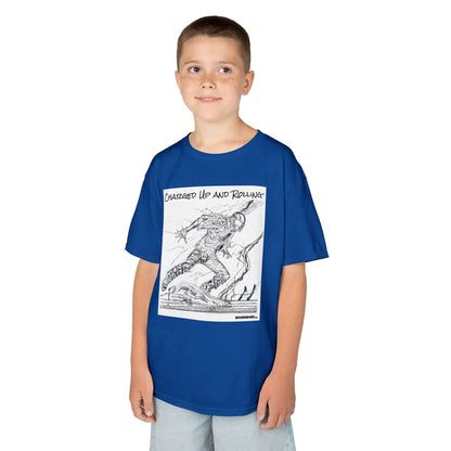 WORNWORD Kids™ Youth Mid-Weight Tee - Lightning Bolt "Charged Up and Rolling!"