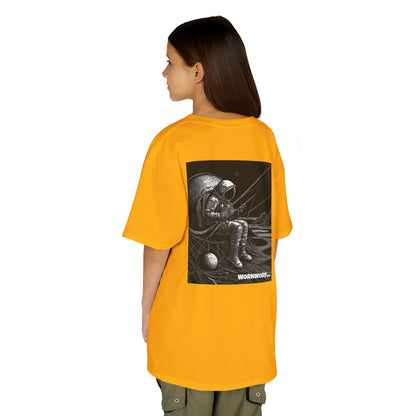 WORNWORD Kids™ Youth Mid-Weight Tee - Astronaut "Hooked on the Universe!