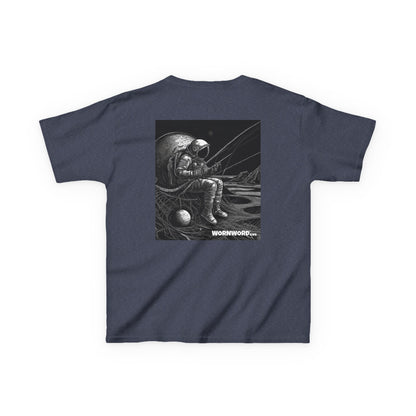 WORNWORD Kids™ Youth Mid-Weight Tee - Astronaut "Hooked on the Universe!
