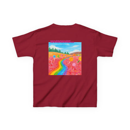 WORNWORD Kids Mid-Weight Tee - Rainbow Road “Follow the Candy Path!”