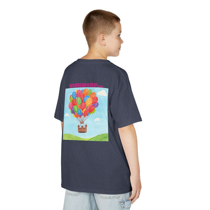WORNWORD Kids Mid-Weight Tee - Floating Castle “Upside-Down = Right Side Fun!”