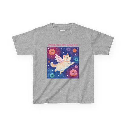 WORNWORD Kids Mid-Weight Tee - Cat Lovers "Paws Off My Galaxy!"