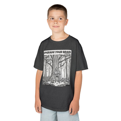 WORNWORD Kids™ Youth Mid-Weight Tee - Robot "Upgrade Your Brain"