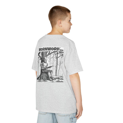 WORNWORD Kids™ Youth Mid-Weight Tee - Robot "Upgrade Your Brain"