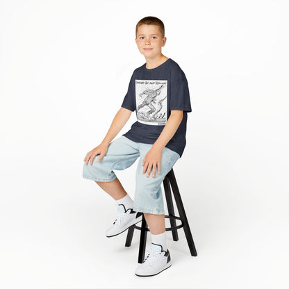 WORNWORD Kids™ Youth Mid-Weight Tee - Lightning Bolt "Charged Up and Rolling!"