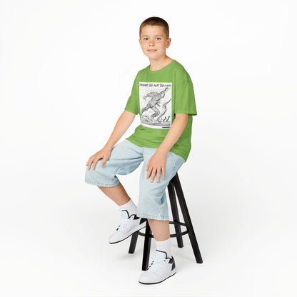 WORNWORD Kids™ Youth Mid-Weight Tee - Lightning Bolt "Charged Up and Rolling!"