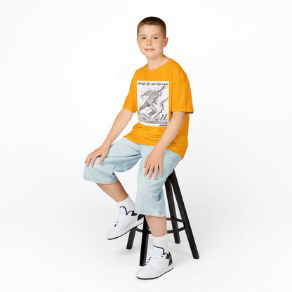 WORNWORD Kids™ Youth Mid-Weight Tee - Lightning Bolt "Charged Up and Rolling!"