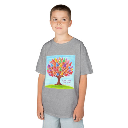 WORNWORD Kids Mid-Weight Tee - Ice-Cream Tree “Sweet Dreams Grow Here!”