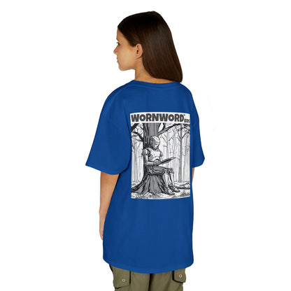 WORNWORD Kids™ Youth Mid-Weight Tee - Robot "Upgrade Your Brain"